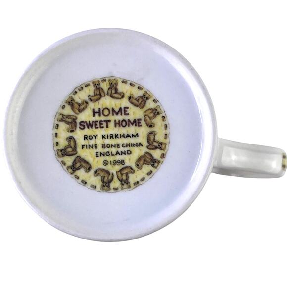 Roy Kirkham "Home Sweet Home" Fine Bone China Coffee Tea Mug England 1998 - Picture 7 of 8